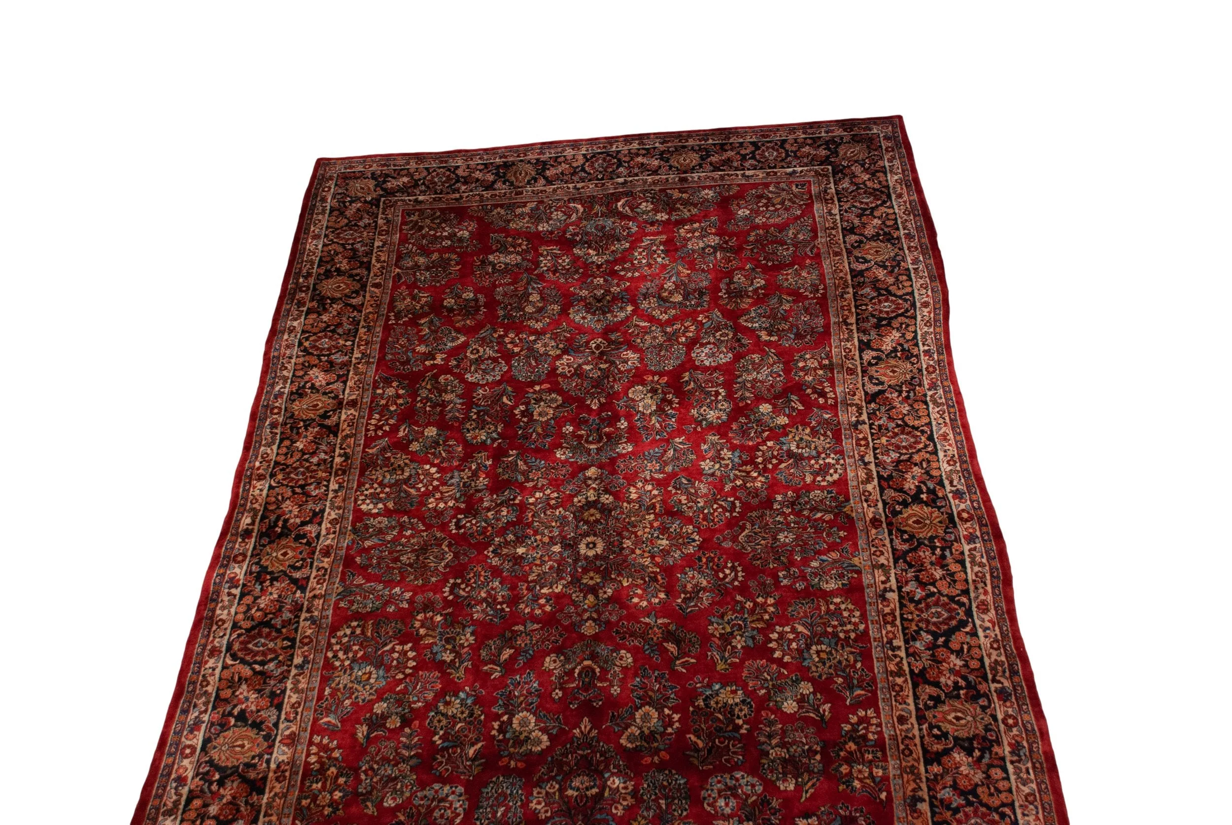 9x18 Vintage American Sarouk Carpet - Image 2