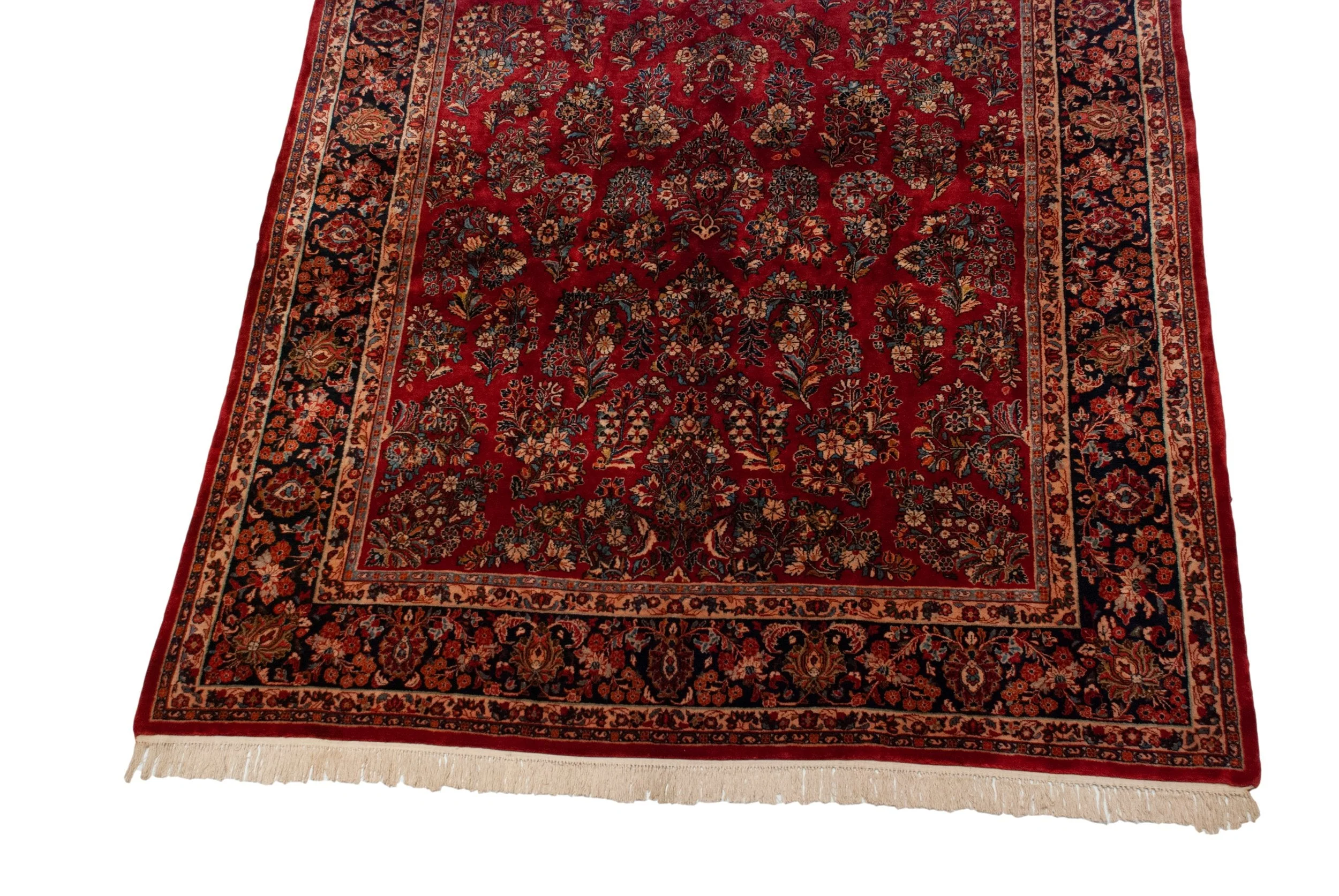 9x18 Vintage American Sarouk Carpet - Image 5