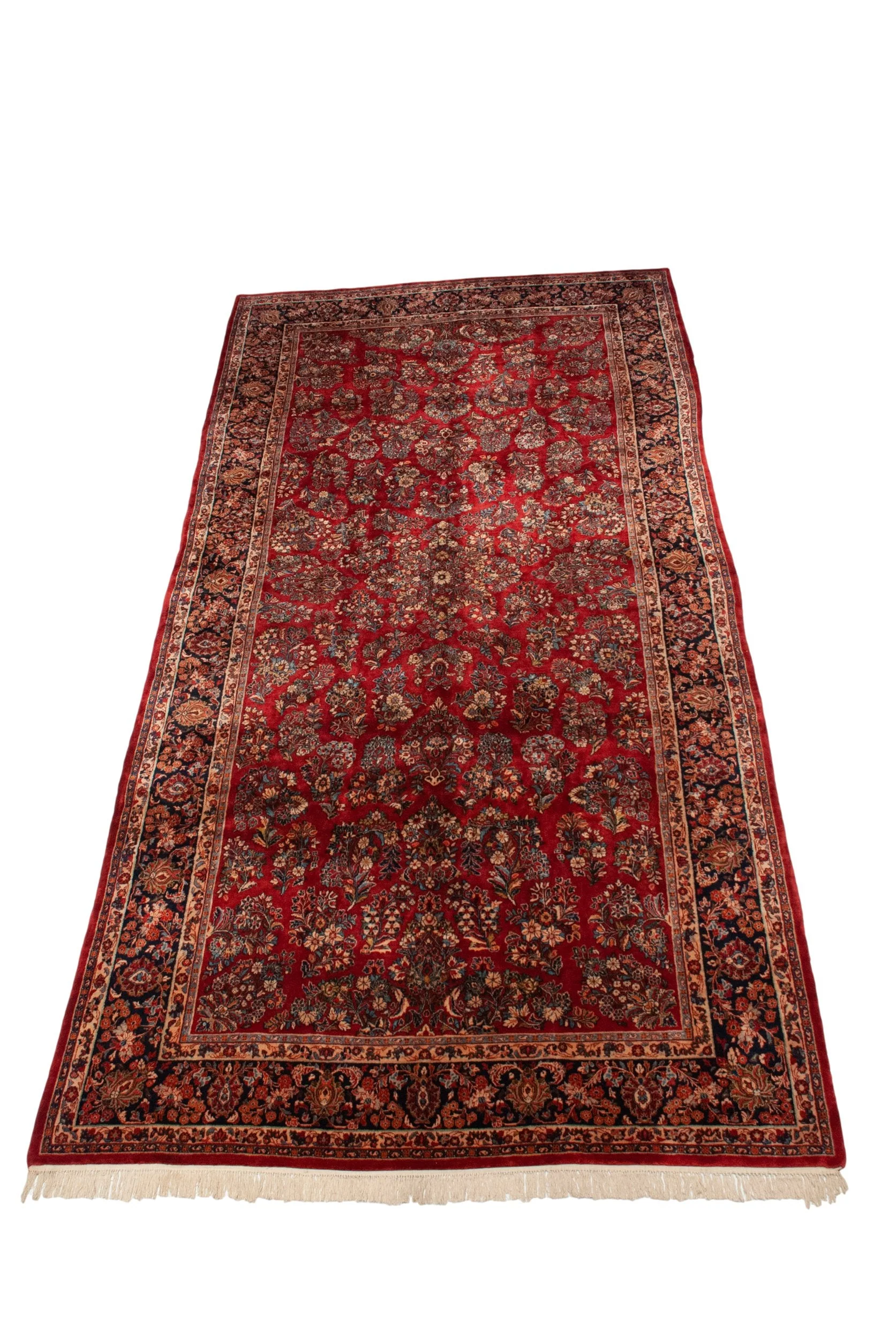 9x18 Vintage American Sarouk Carpet - Image 7