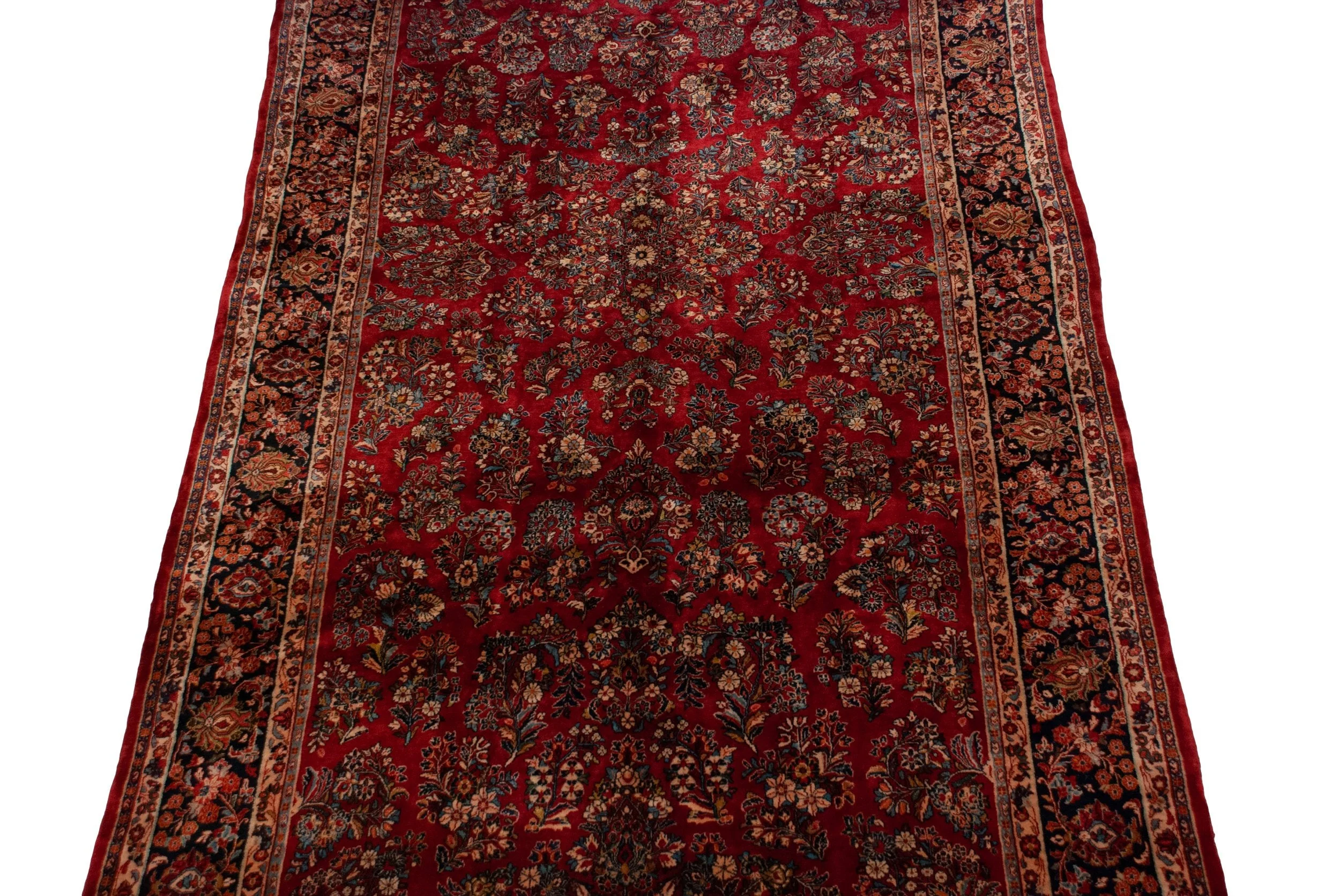 9x18 Vintage American Sarouk Carpet - Image 9