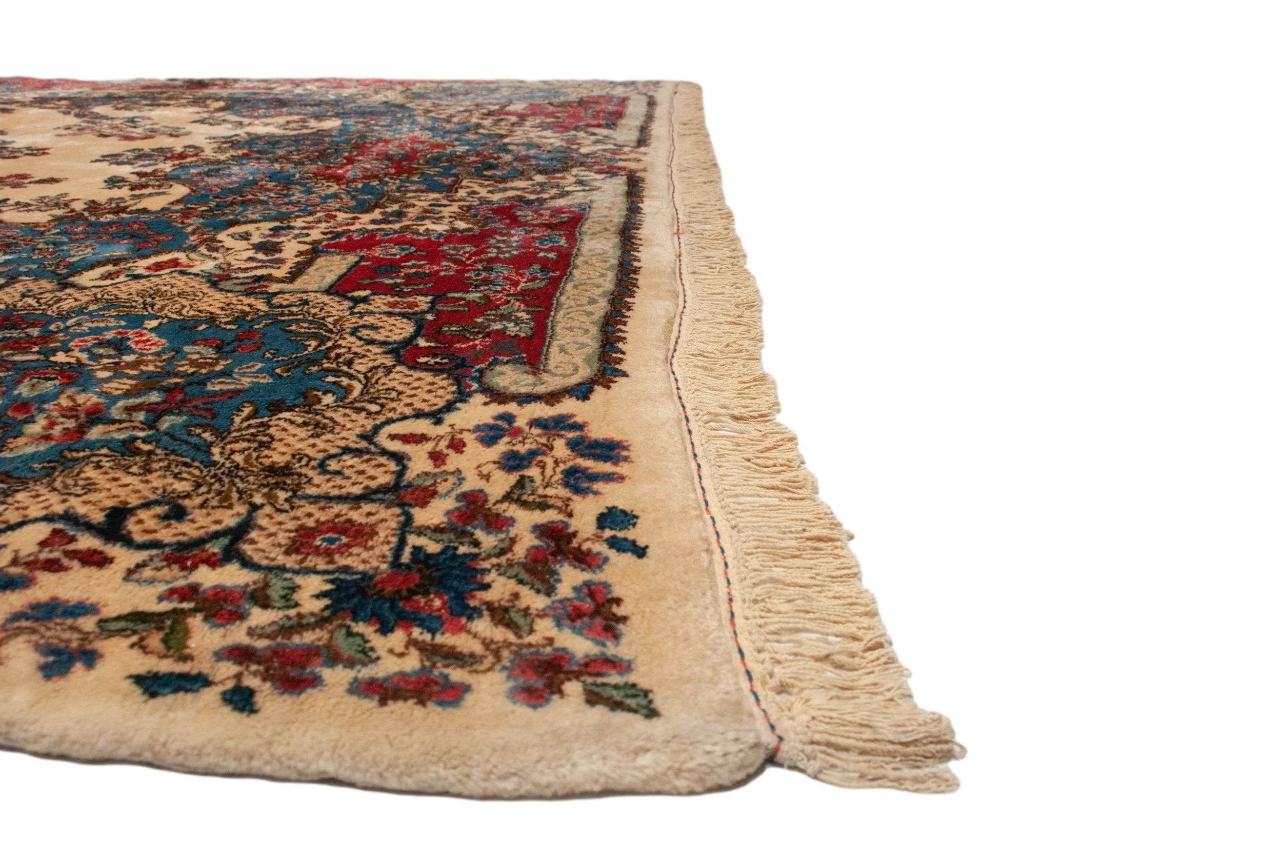 9x20 Vintage Kerman Carpet - Image 10