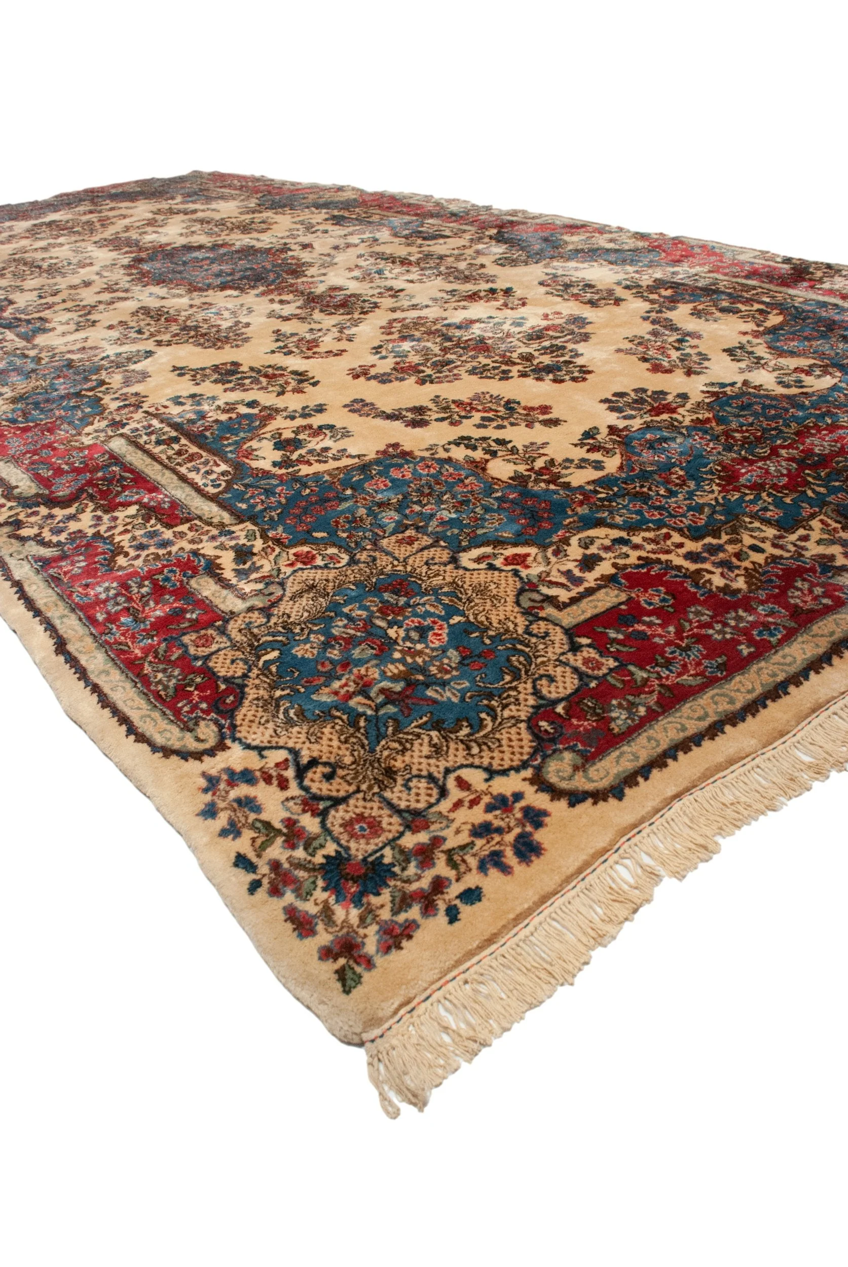 9x20 Vintage Kerman Carpet - Image 11