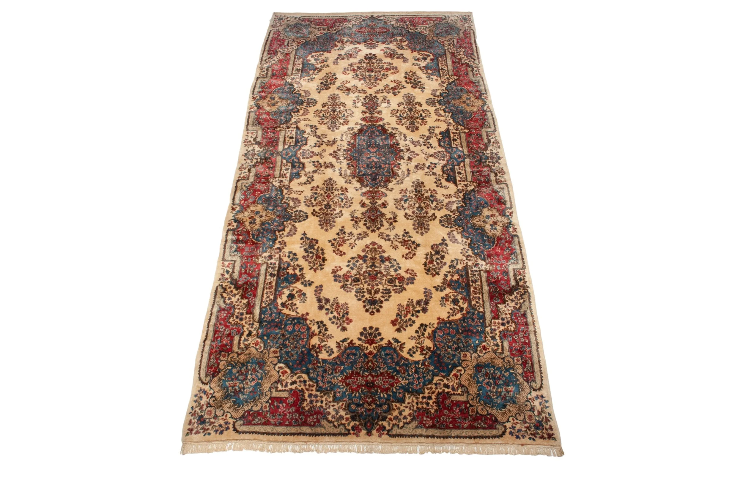 9x20 Vintage Kerman Carpet - Image 16