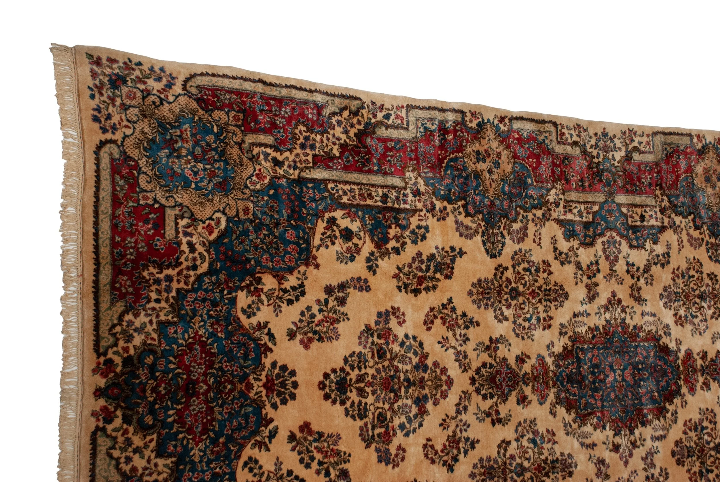 9x20 Vintage Kerman Carpet - Image 17