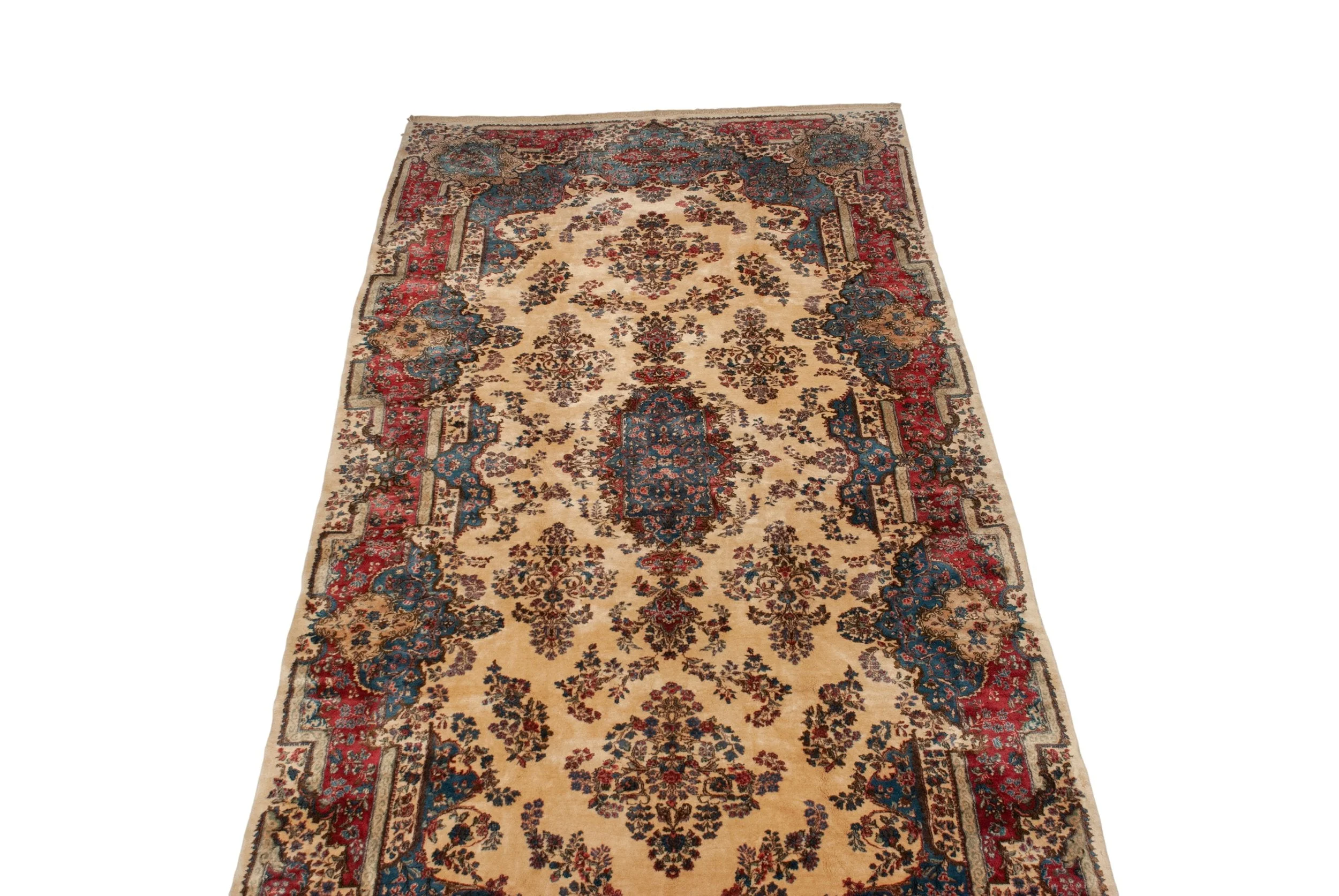 9x20 Vintage Kerman Carpet - Image 2