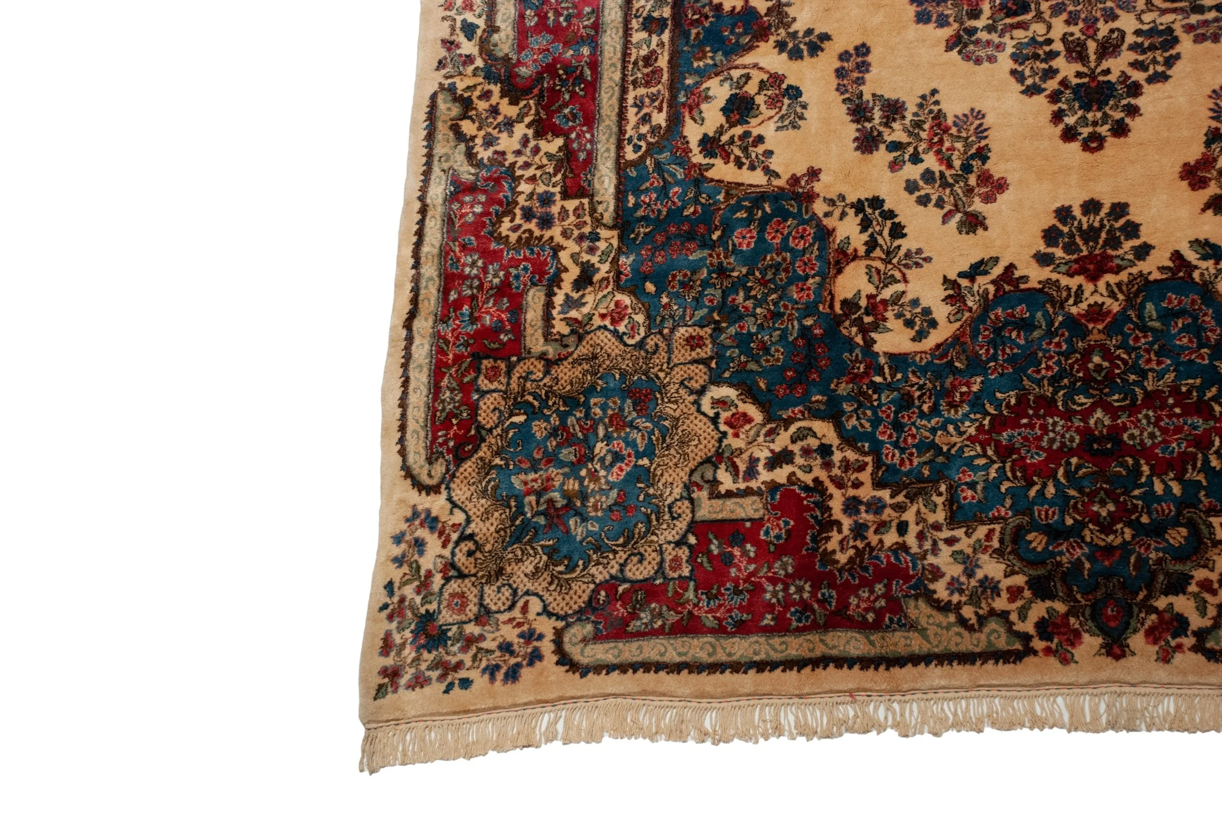 9x20 Vintage Kerman Carpet - Image 3