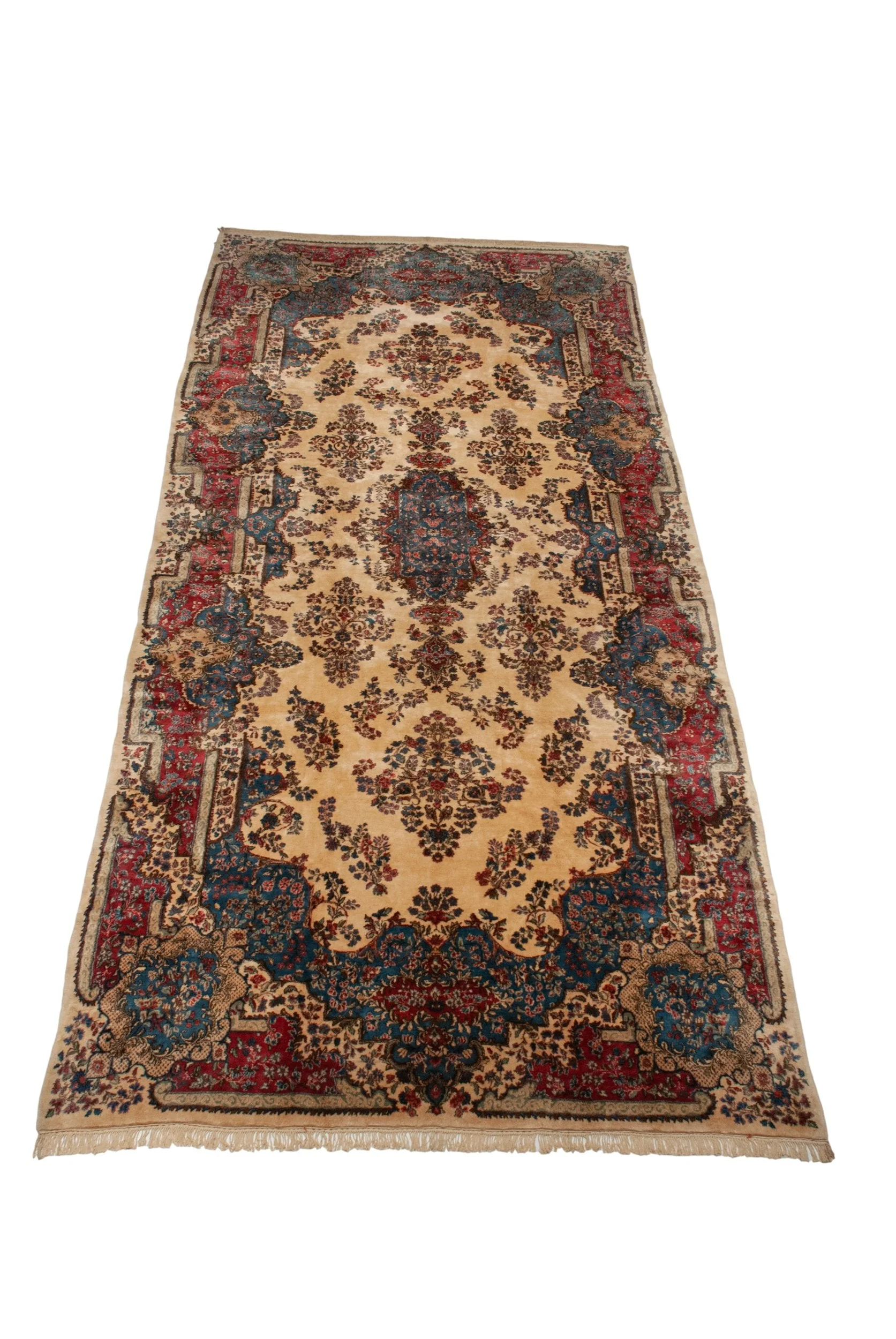 9x20 Vintage Kerman Carpet - Image 5