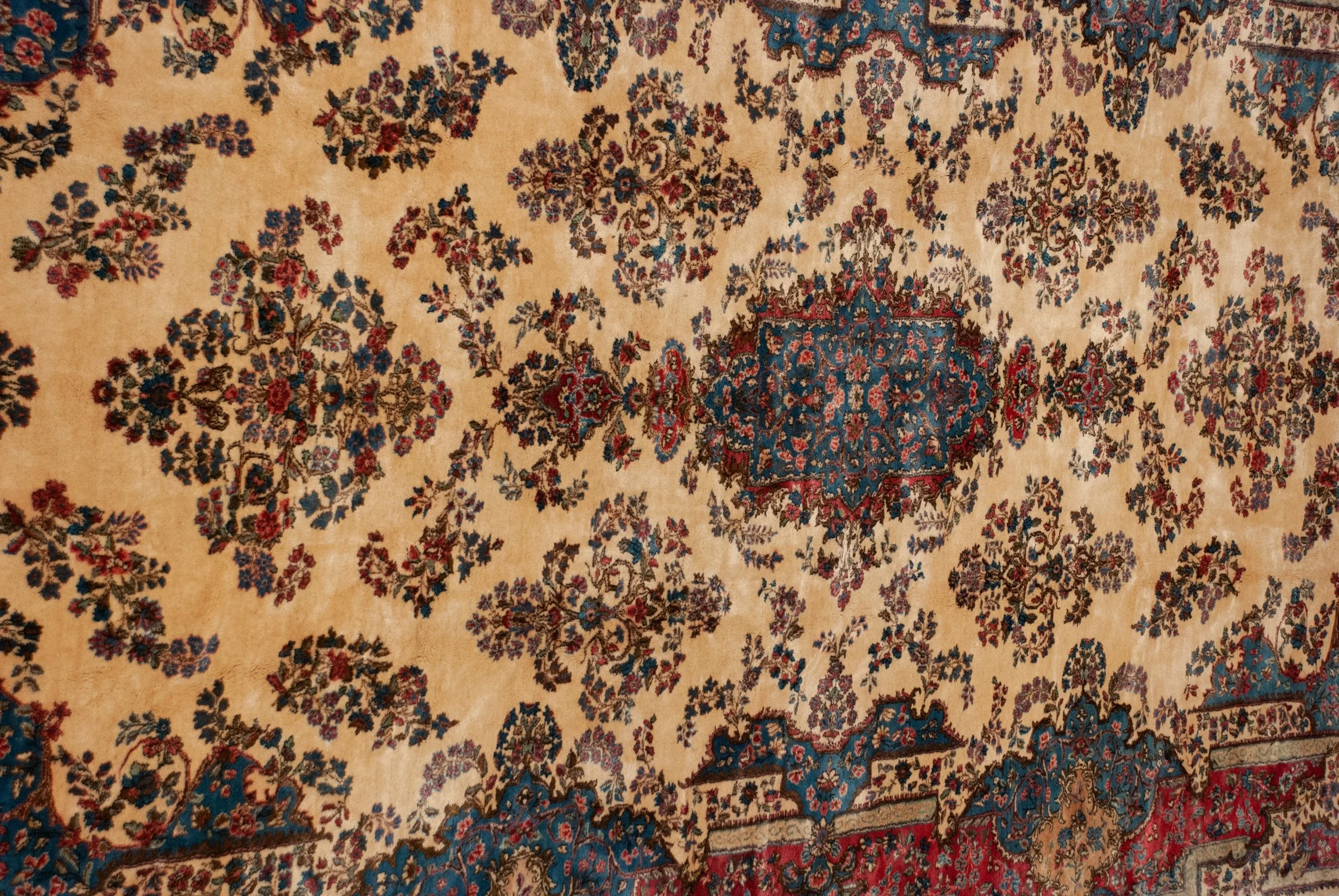 9x20 Vintage Kerman Carpet - Image 7