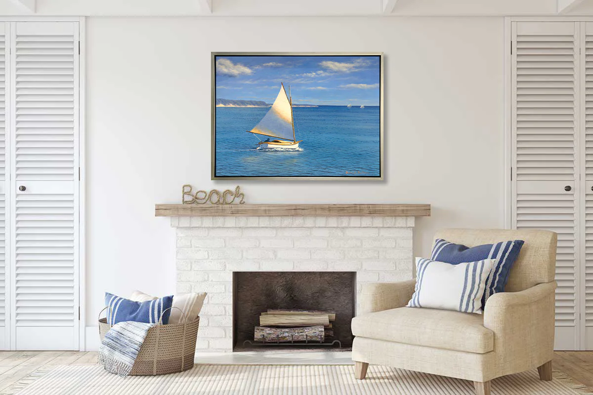 A Day Sail - Limited Edition Canvas Print - Image 2