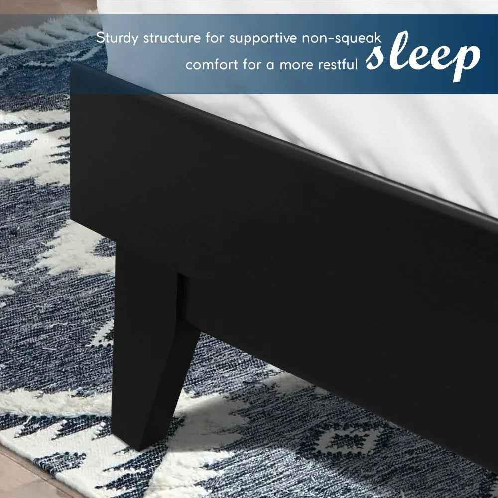 Acacia Aurora Bed Frame & Nightstand Set for Stylish Bedrooms - Image 6