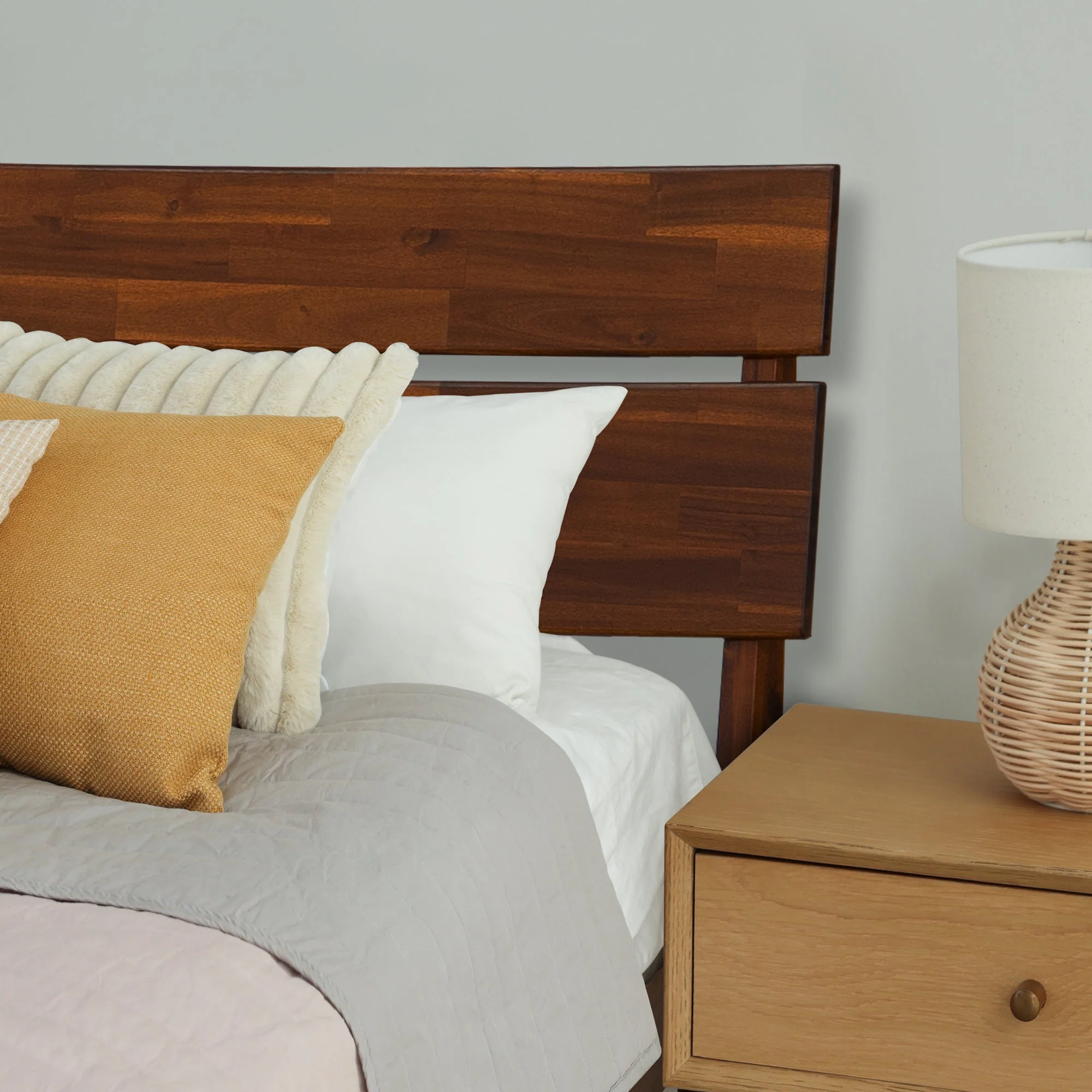 Acacia Aurora Deluxe Wood Platform Bed Frame for Ultimate Comfort and Style - Image 20