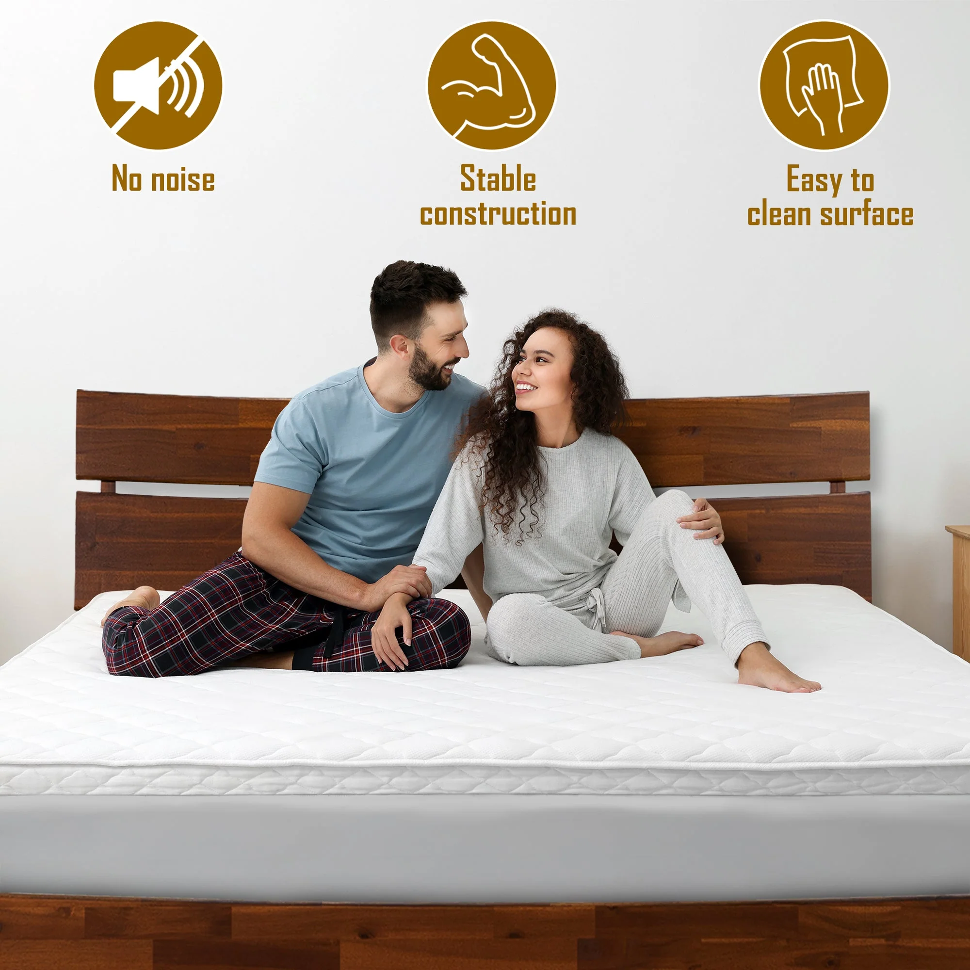 Acacia Aurora Deluxe Wood Platform Bed Frame for Ultimate Comfort and Style - Image 21