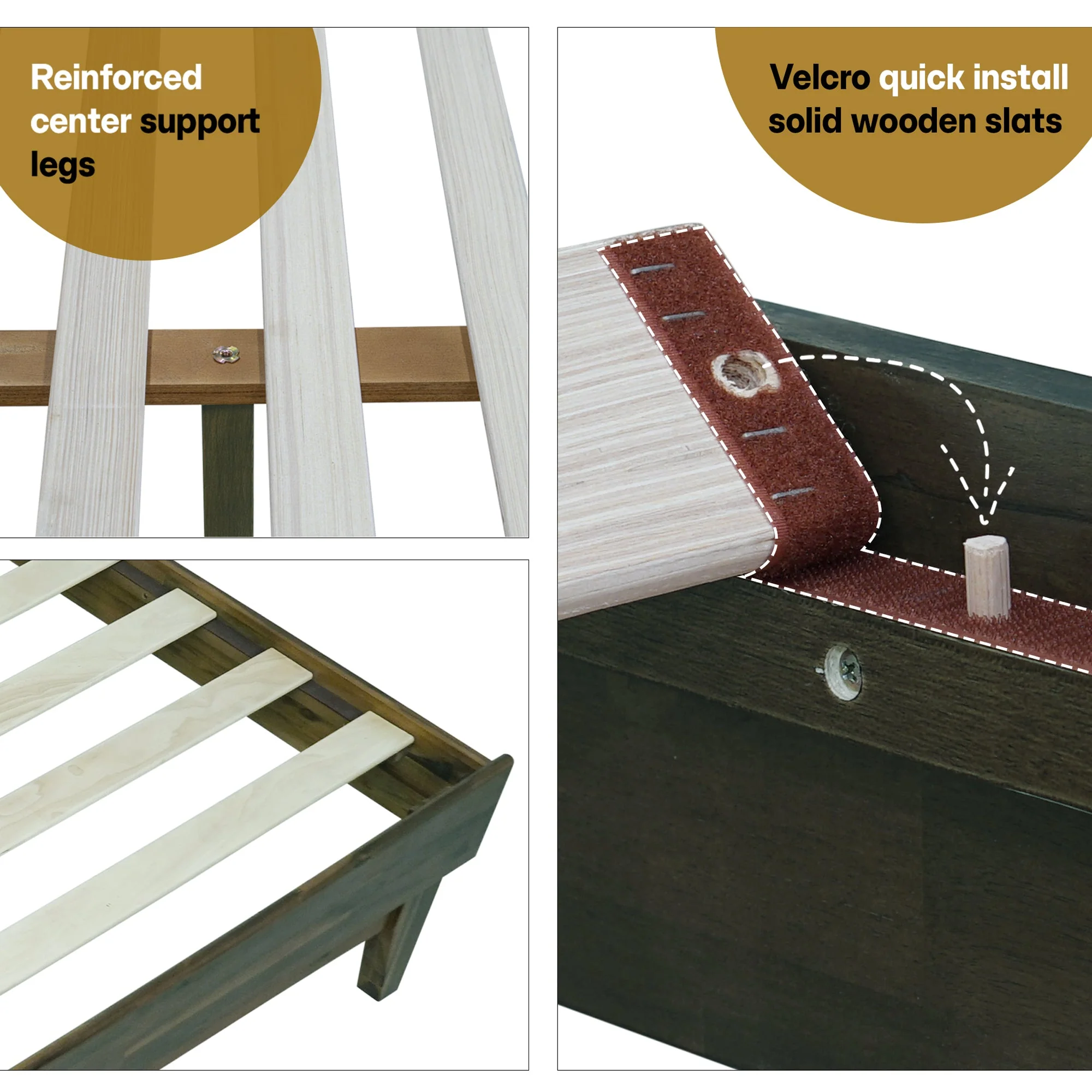 Acacia Aurora Deluxe Wood Platform Bed Frame for Ultimate Comfort and Style - Image 30