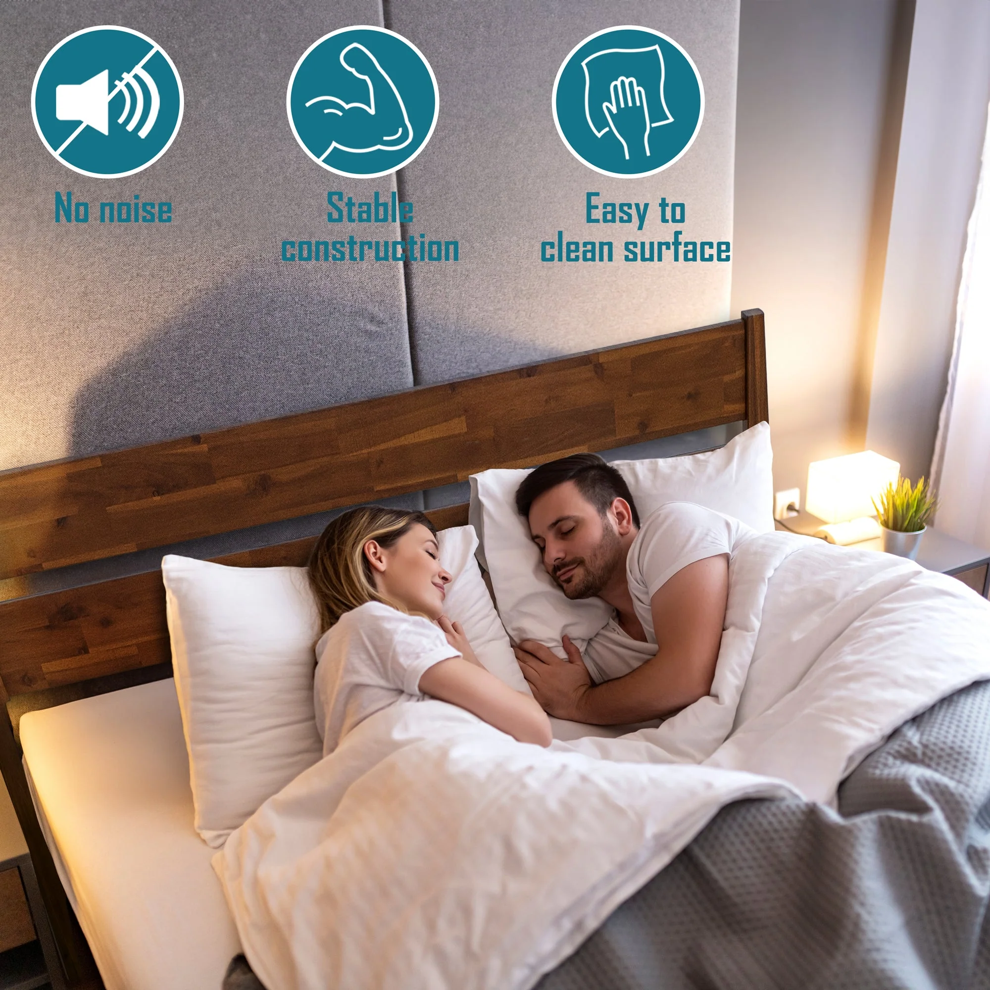 Acacia Callisto Deluxe Solid Wood Bed Frame for Superior Comfort and Style - Image 17