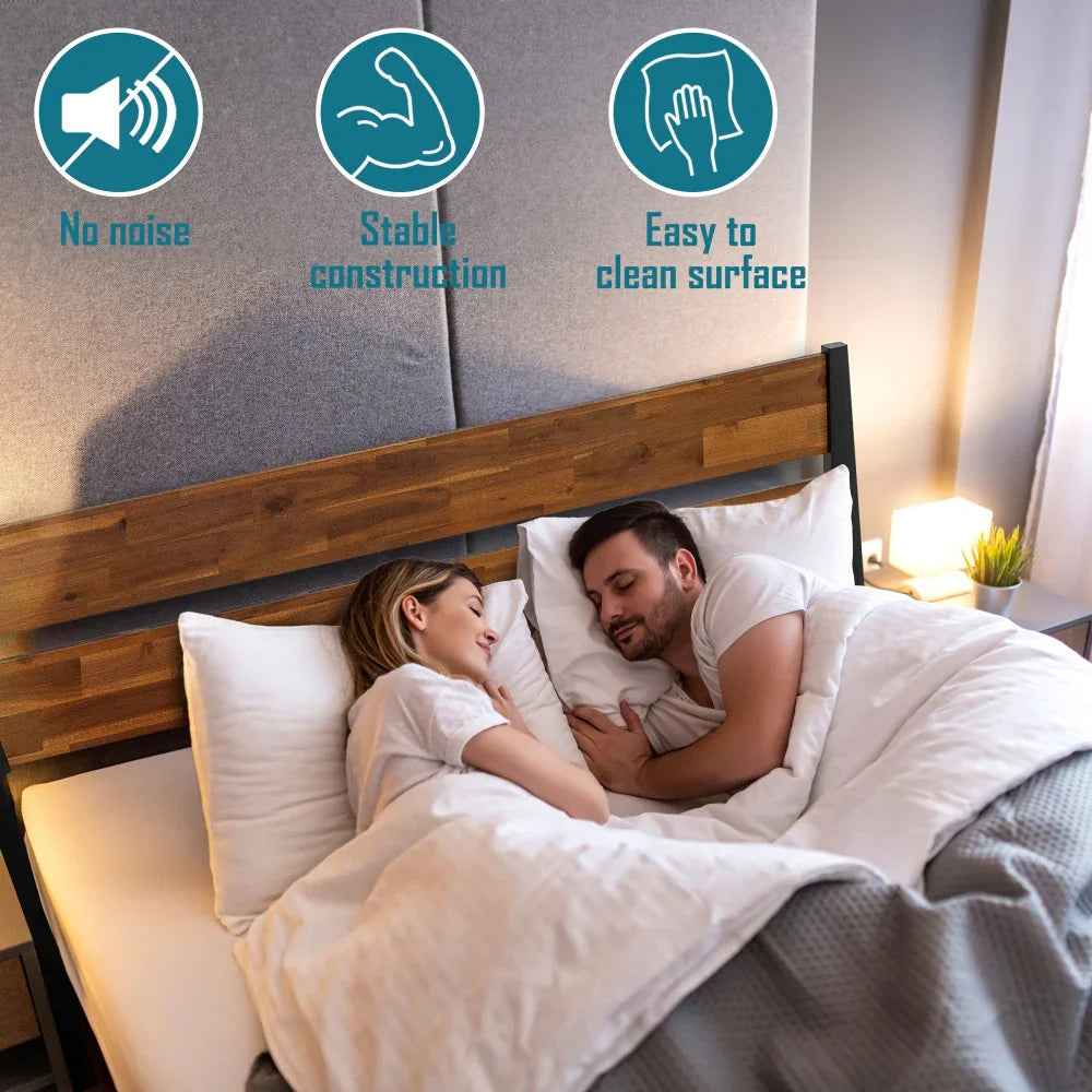 Acacia Callisto Deluxe Solid Wood Bed Frame for Superior Comfort and Style - Image 9