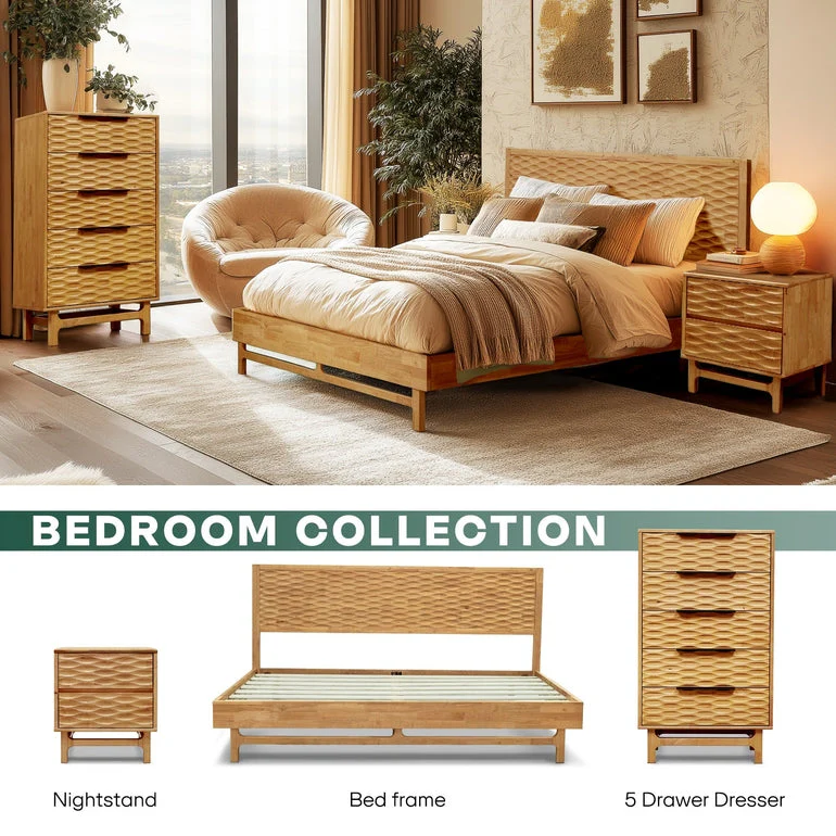 Acacia Elara Dresser with 5 Drawers for Stylish Storage Solutions - Image 8