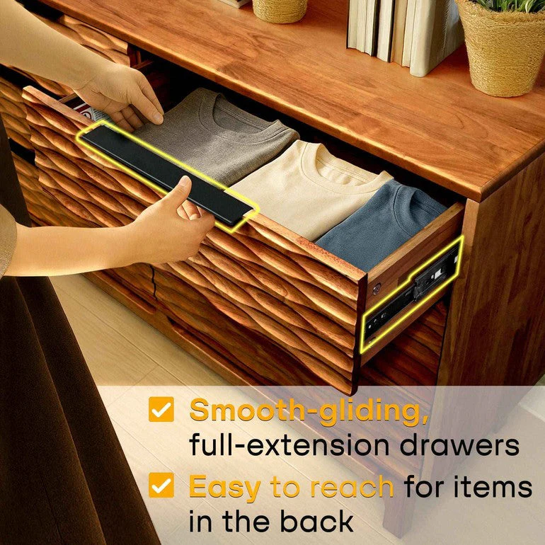 Acacia Elara Dresser with 6 Drawers for Stylish Storage Solutions - Image 13