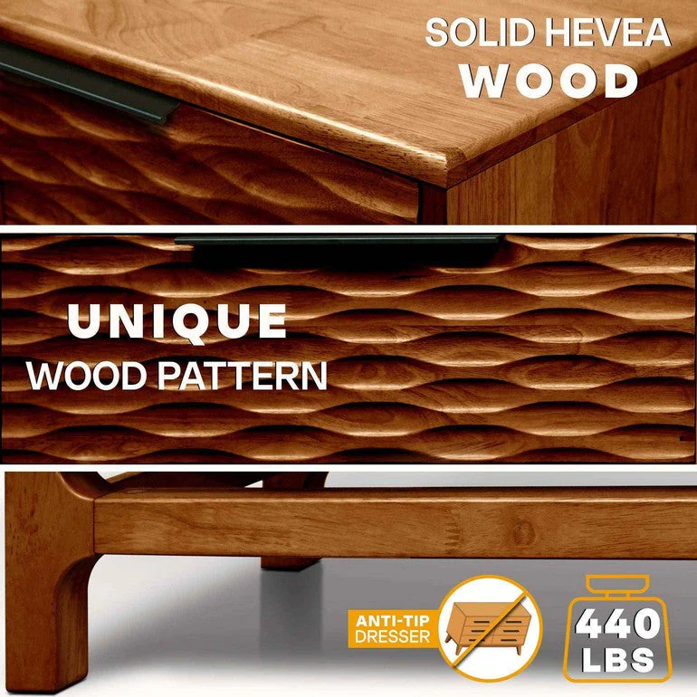 Acacia Elara Dresser with 6 Drawers for Stylish Storage Solutions - Image 15