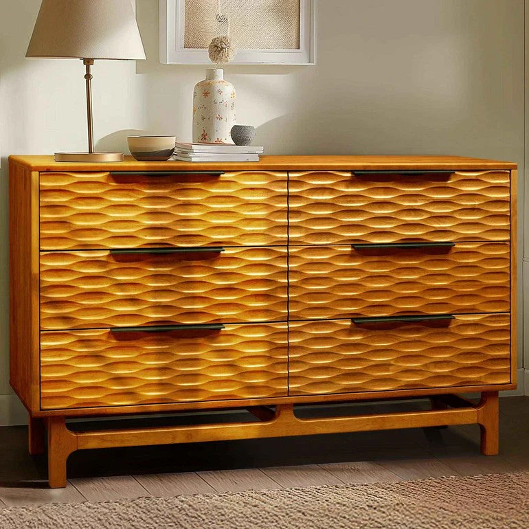 Acacia Elara Dresser with 6 Drawers for Stylish Storage Solutions - Image 18
