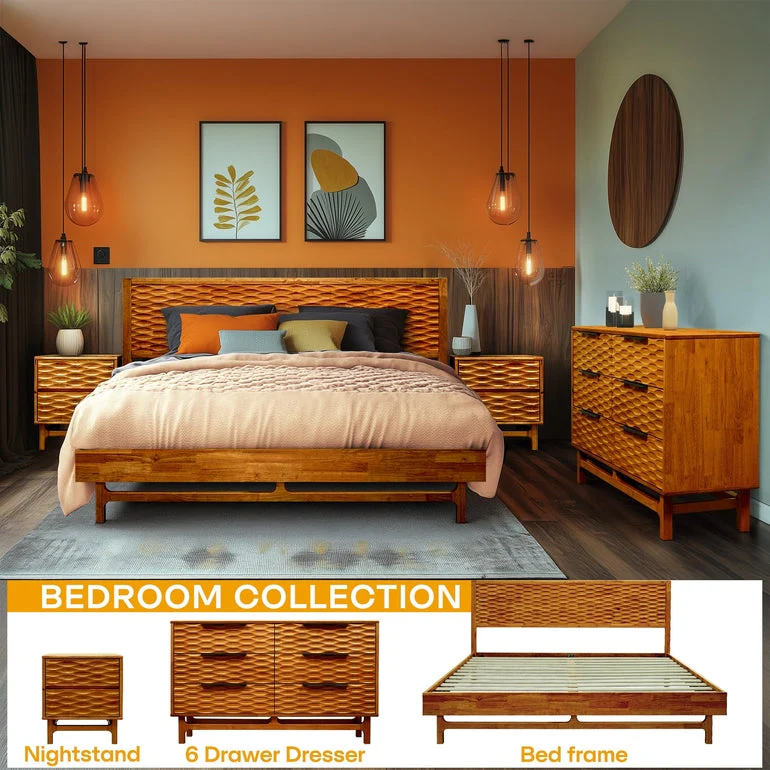 Acacia Elara Dresser with 6 Drawers for Stylish Storage Solutions - Image 19