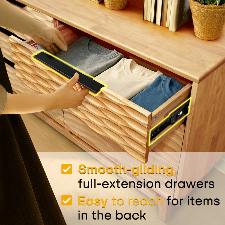 Acacia Elara Dresser with 6 Drawers for Stylish Storage Solutions - Image 5