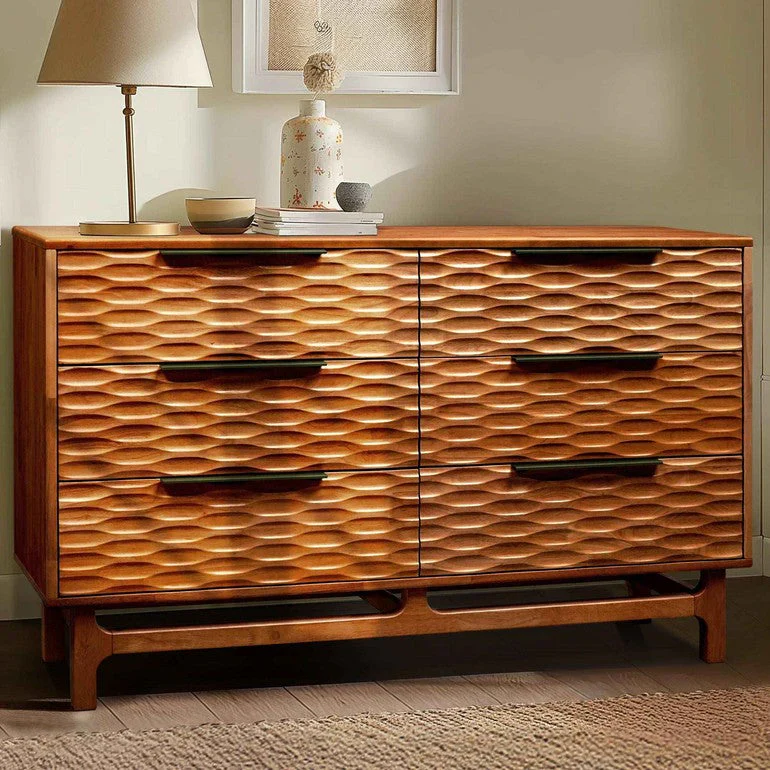 Acacia Elara Dresser with 6 Drawers for Stylish Storage Solutions - Image 9
