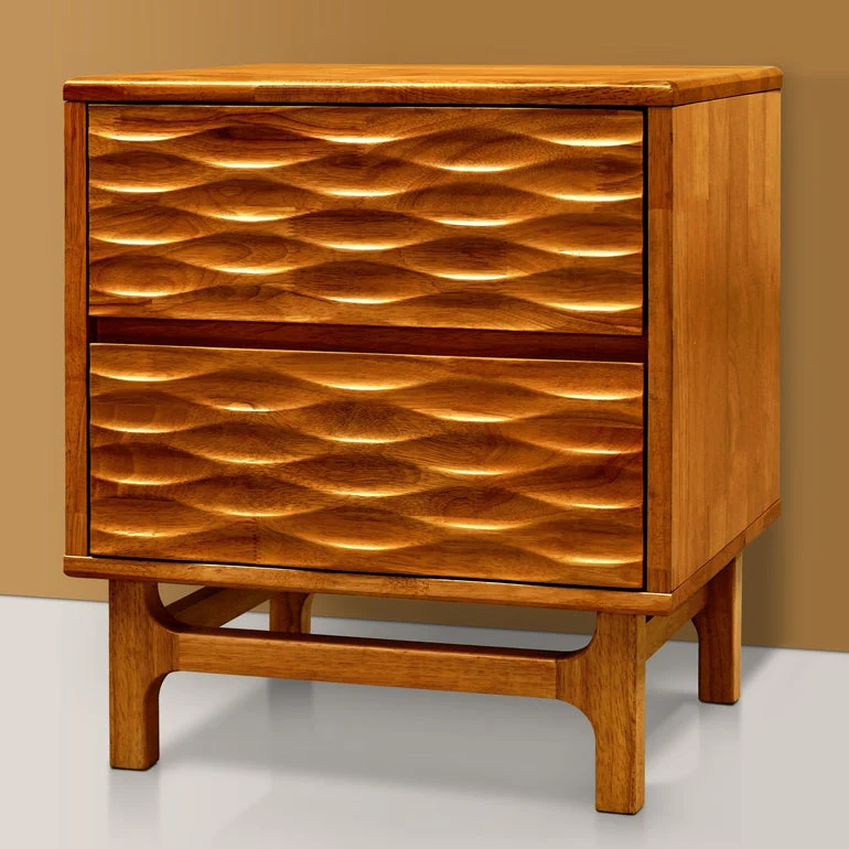 Acacia Elara Nightstand with 2 Drawers - Stylish Storage Solution - Image 10