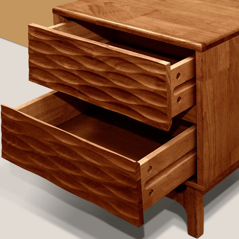 Acacia Elara Nightstand with 2 Drawers - Stylish Storage Solution - Image 20