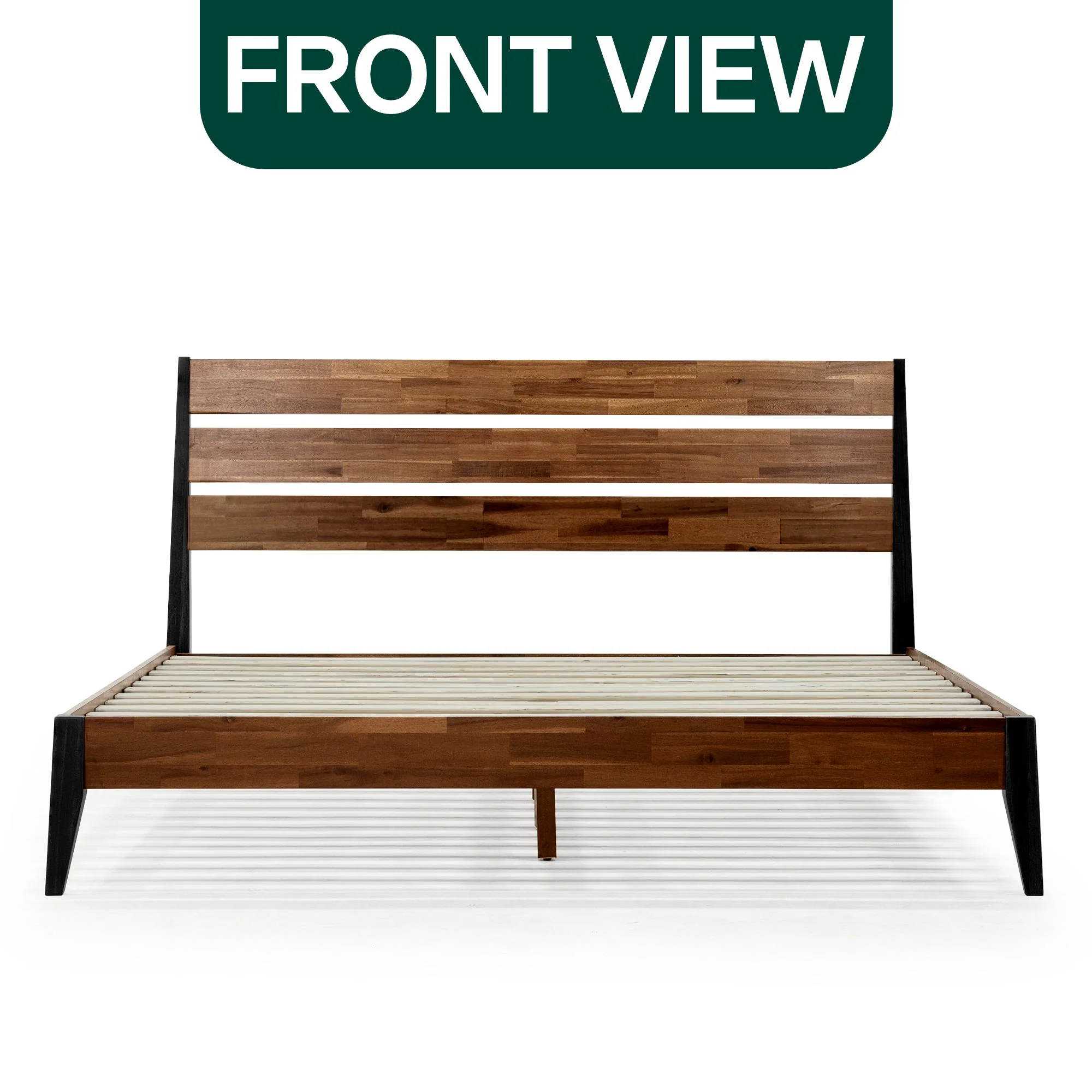 Acacia Emery Solid Wood Bed Frame - Stylish and Durable Acacia Wood Design for Your Bedroom - Image 21
