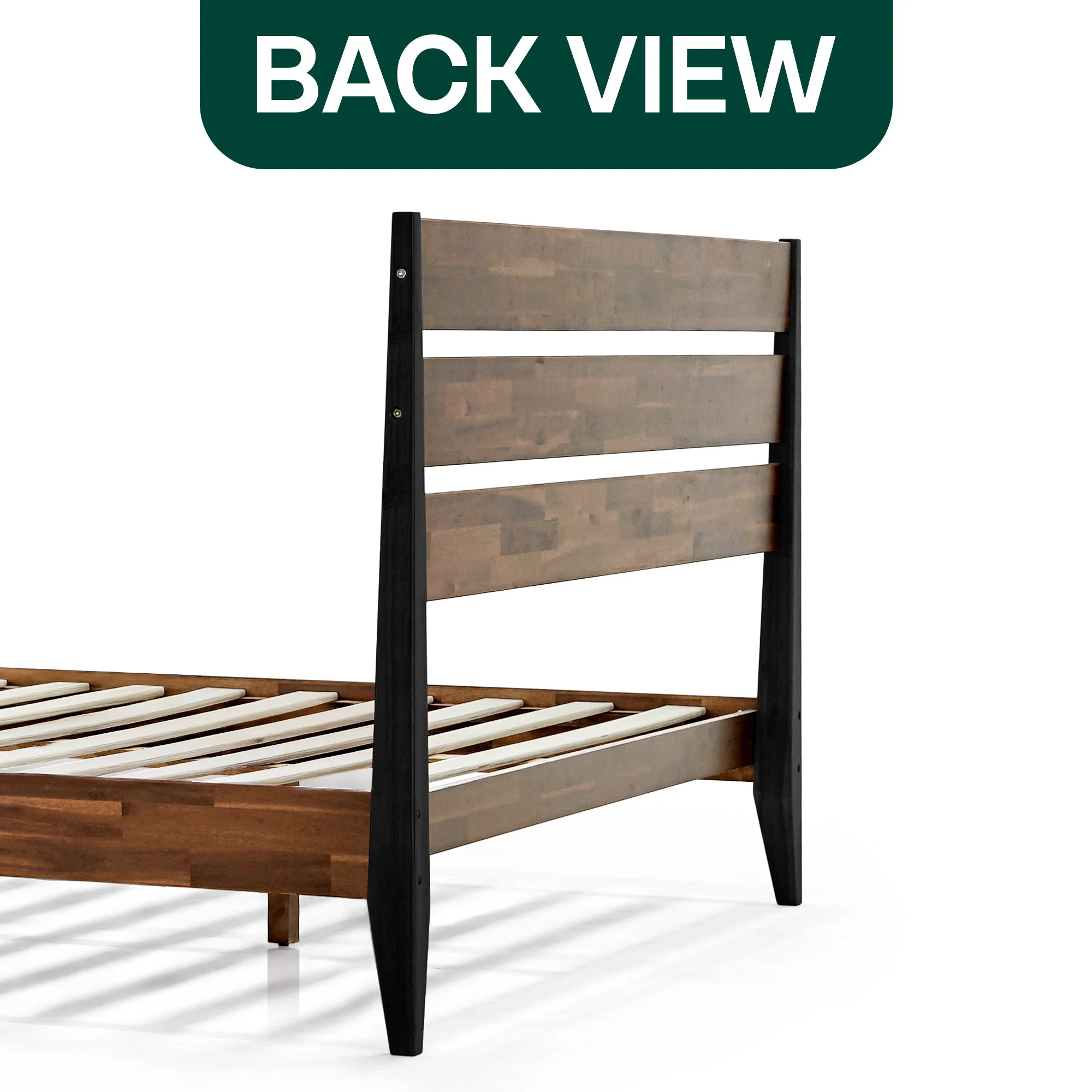 Acacia Emery Solid Wood Bed Frame - Stylish and Durable Acacia Wood Design for Your Bedroom - Image 22