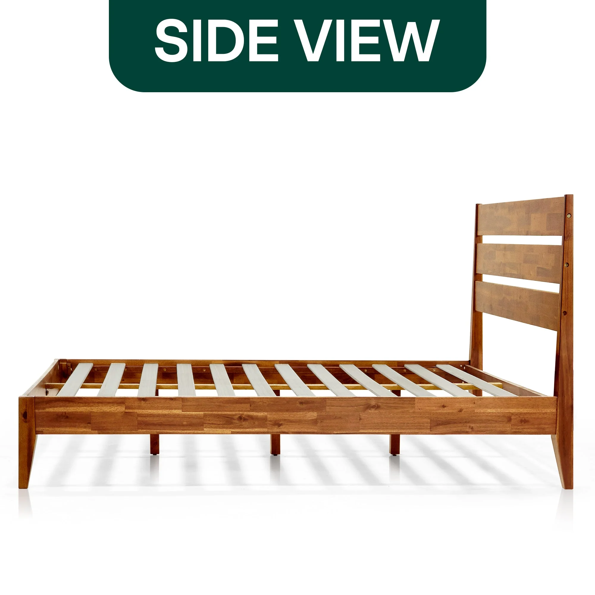 Acacia Emery Solid Wood Bed Frame - Stylish and Durable Acacia Wood Design for Your Bedroom - Image 33