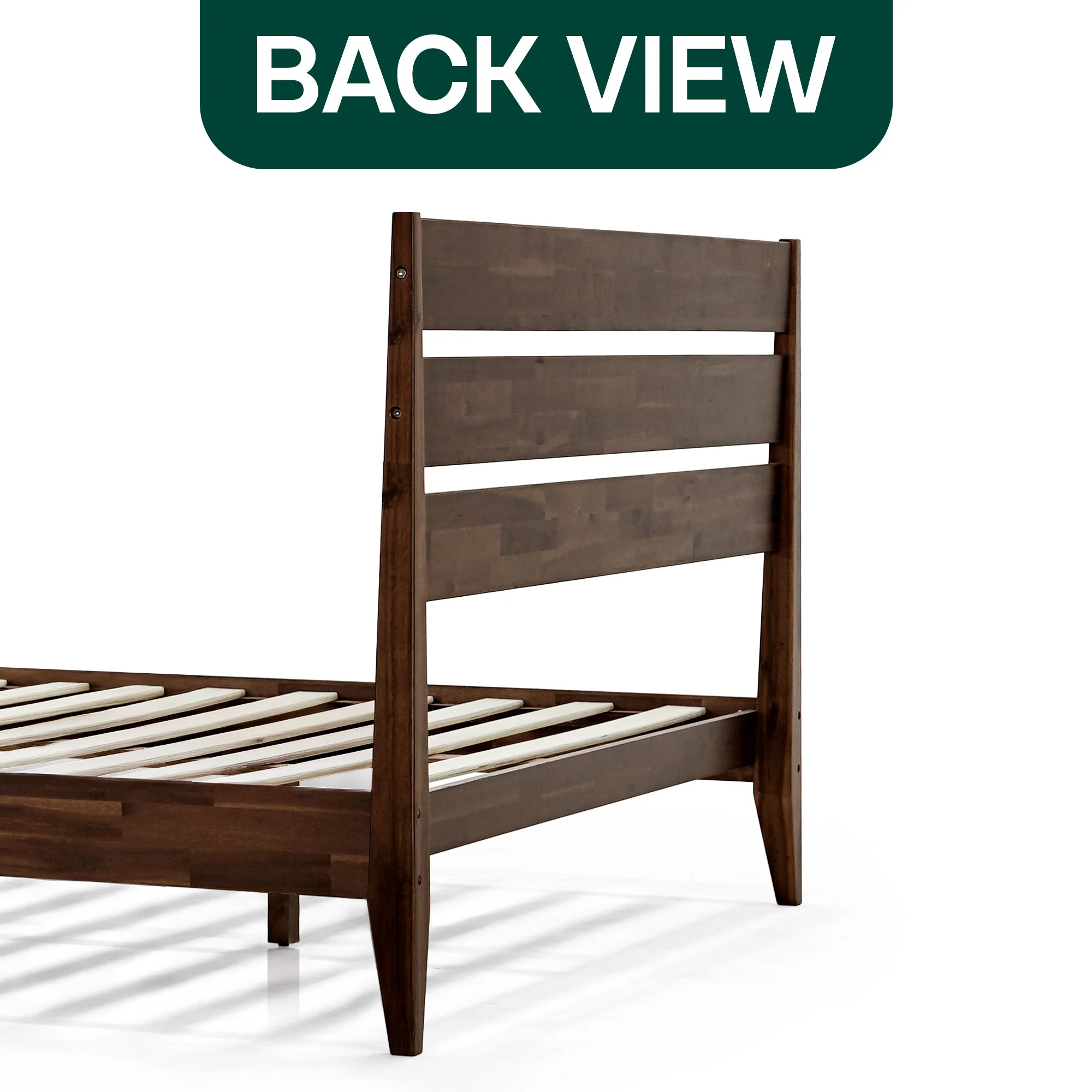 Acacia Emery Solid Wood Bed Frame - Stylish and Durable Acacia Wood Design for Your Bedroom - Image 48