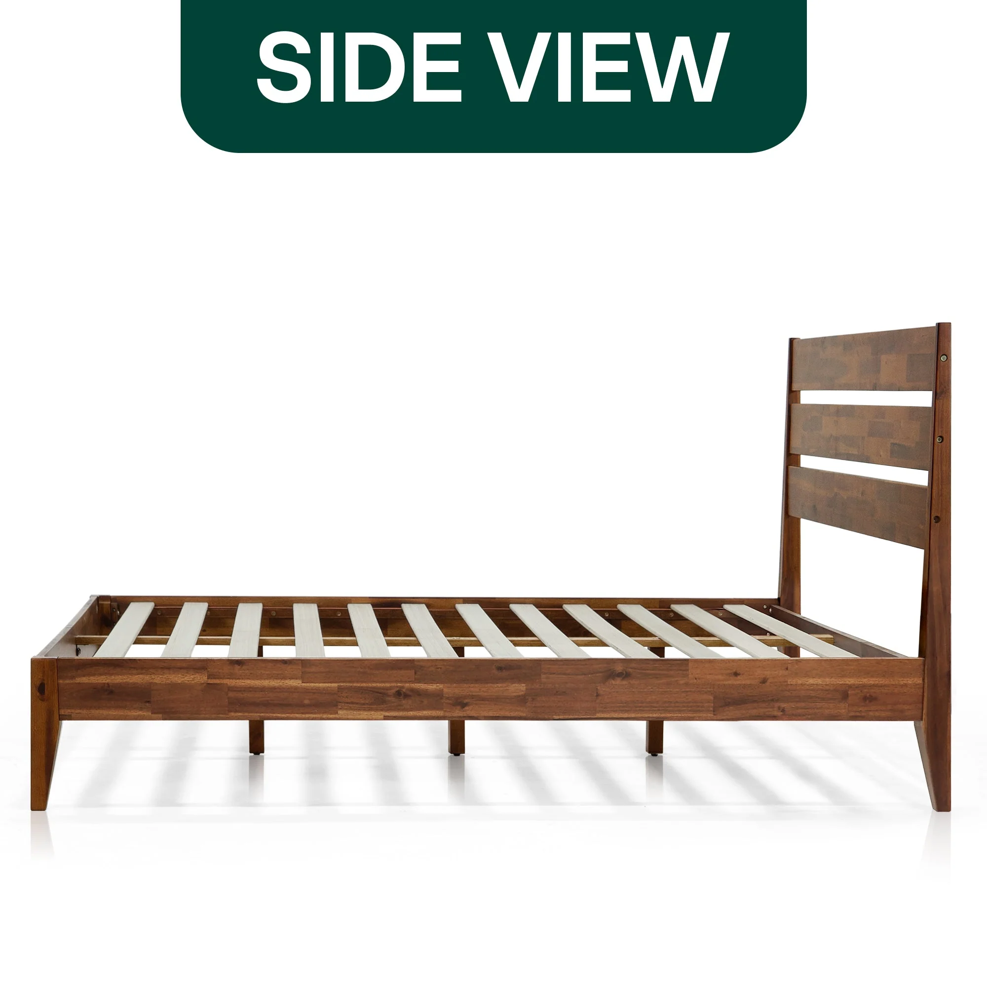 Acacia Emery Solid Wood Bed Frame - Stylish and Durable Acacia Wood Design for Your Bedroom - Image 59