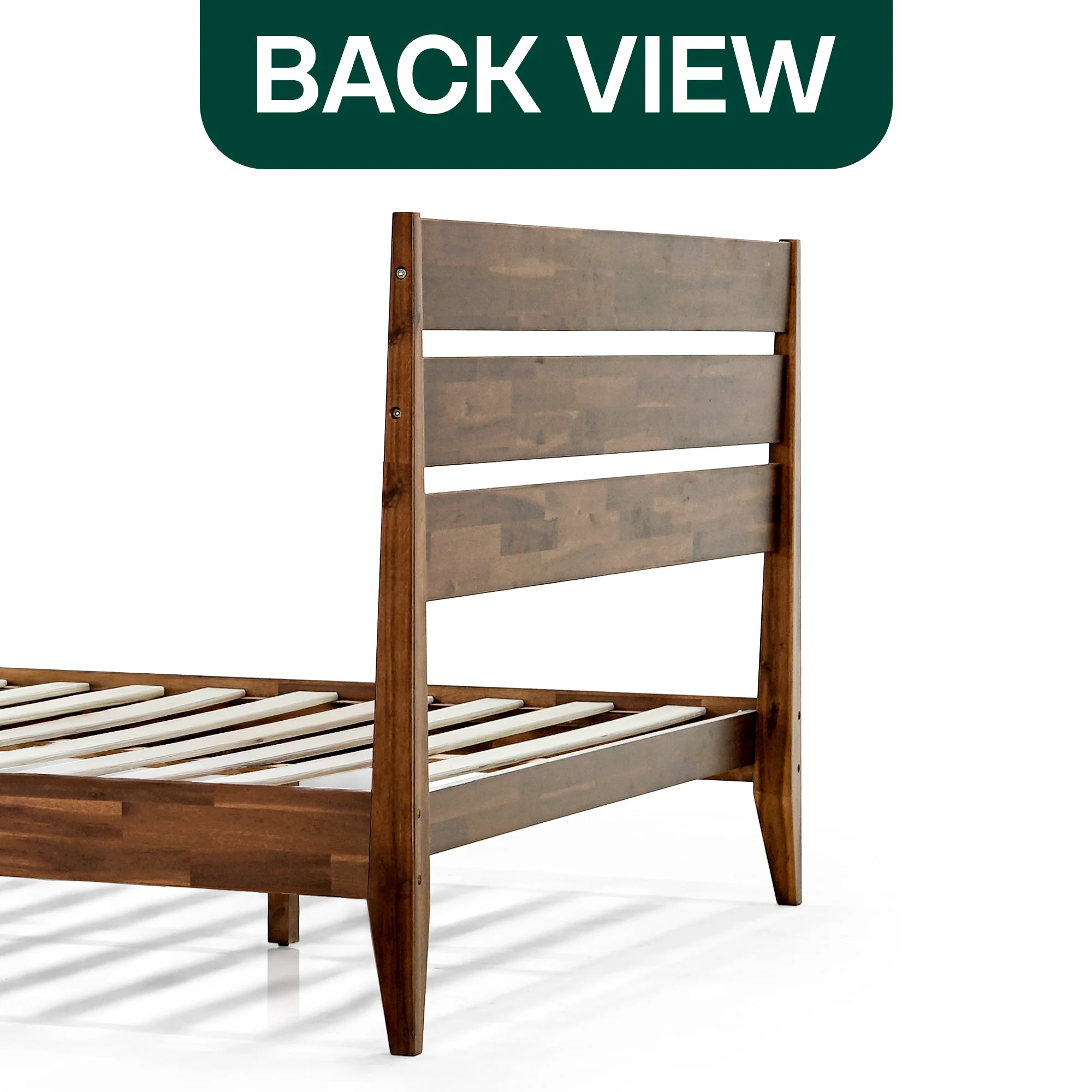 Acacia Emery Solid Wood Bed Frame - Stylish and Durable Acacia Wood Design for Your Bedroom - Image 61