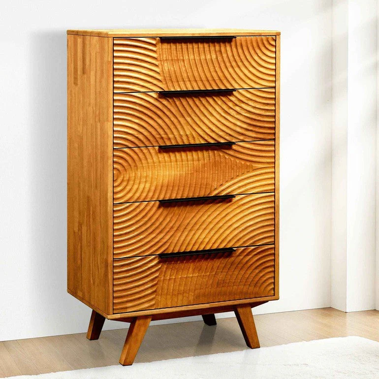 Acacia Harmony Dresser with 5 Drawers for Stylish Storage Solutions - Image 10