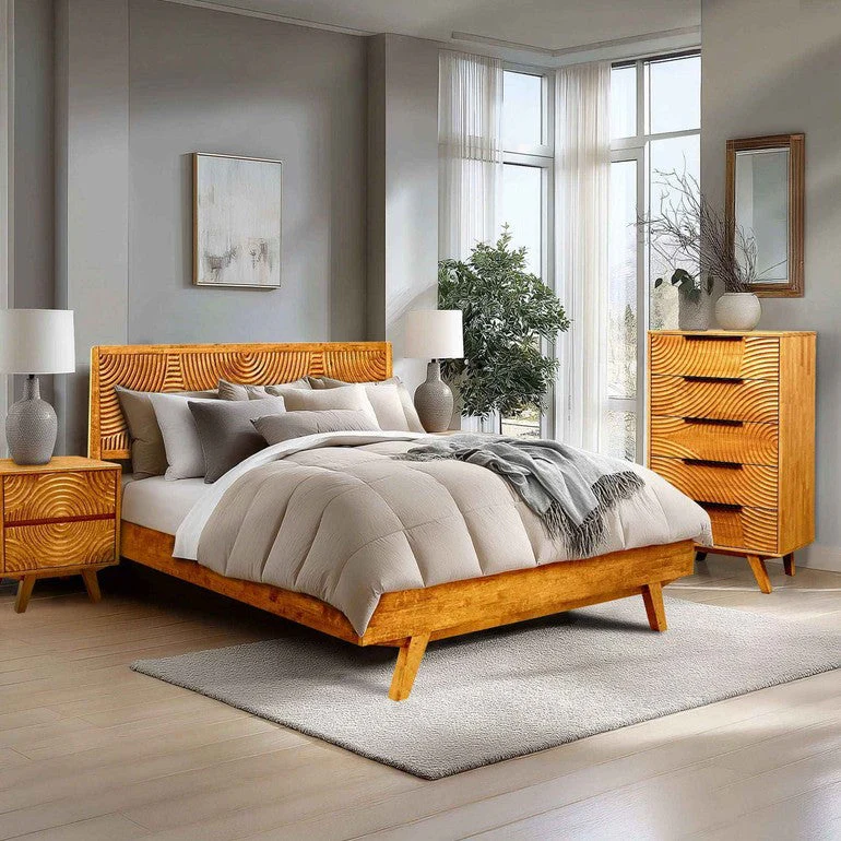 Acacia Harmony Dresser with 5 Drawers for Stylish Storage Solutions - Image 18