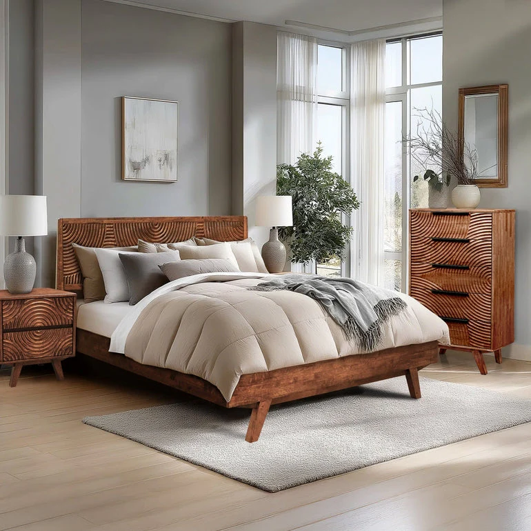 Acacia Harmony Dresser with 5 Drawers for Stylish Storage Solutions - Image 26