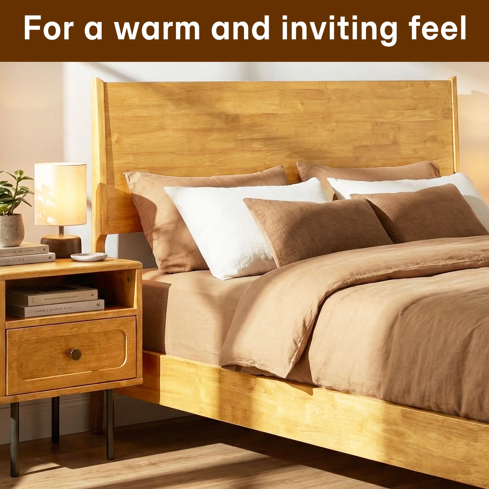 Acacia Haven Deluxe Wood Platform Bed Frame for Ultimate Comfort and Style - Image 10