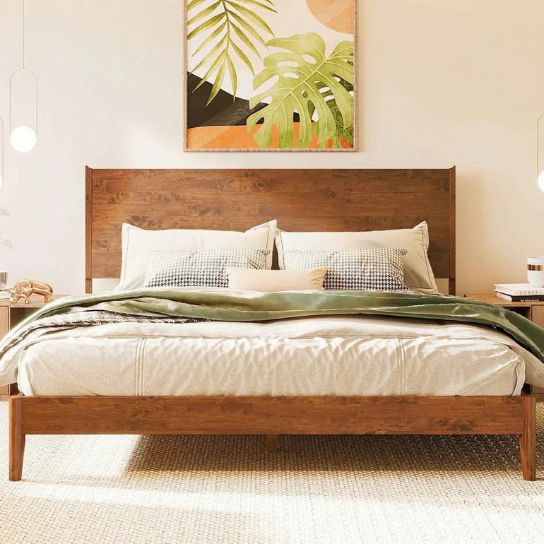 Acacia Haven Deluxe Wood Platform Bed Frame for Ultimate Comfort and Style - Image 12