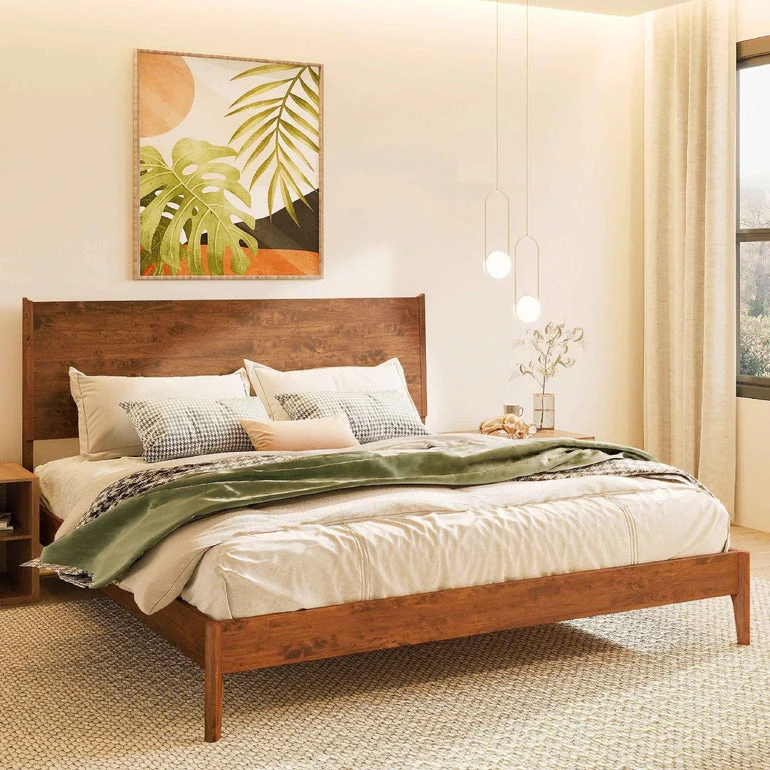 Acacia Haven Deluxe Wood Platform Bed Frame for Ultimate Comfort and Style - Image 13