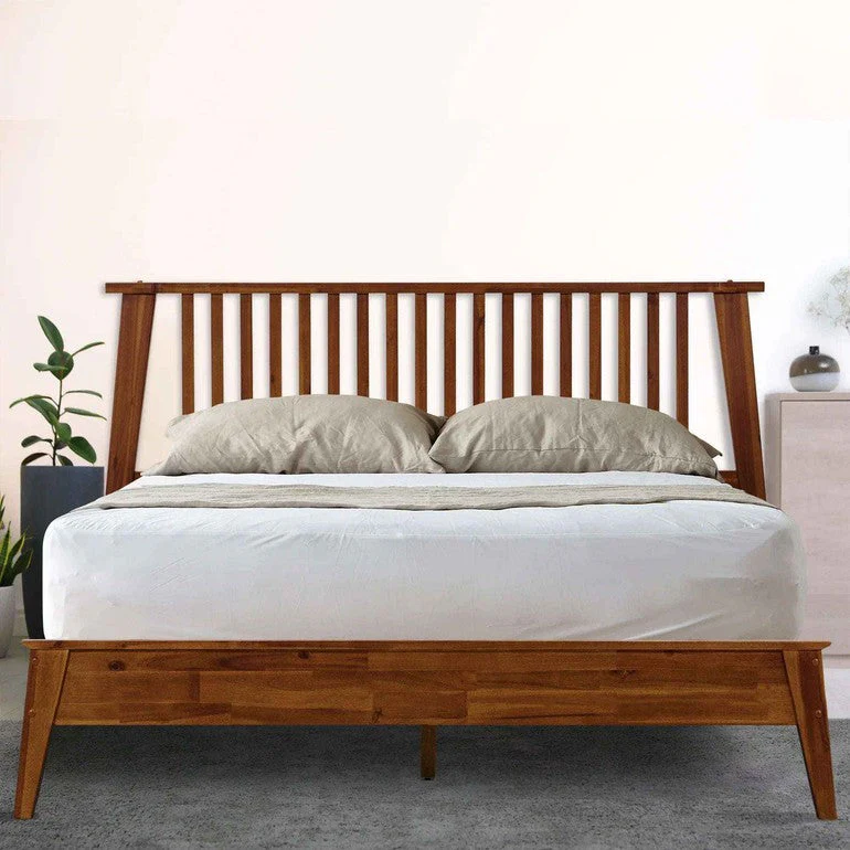 Acacia Kaylin Deluxe Wood Platform Bed Frame for Stylish Bedrooms - Image 10