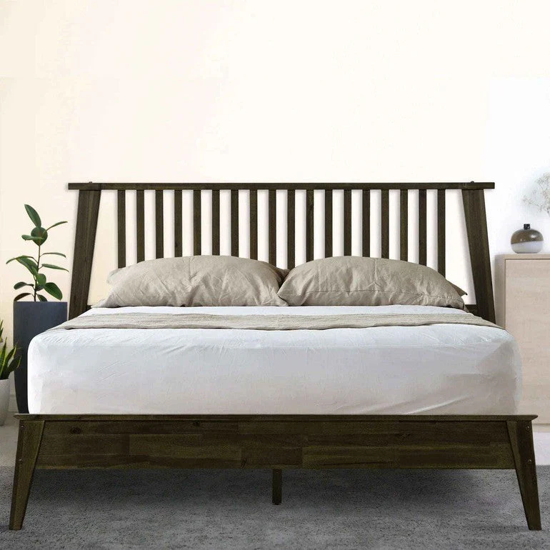 Acacia Kaylin Deluxe Wood Platform Bed Frame for Stylish Bedrooms - Image 11