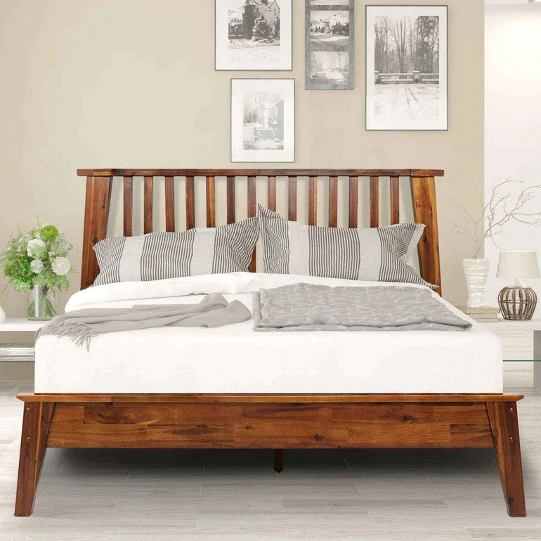 Acacia Kaylin Deluxe Wood Platform Bed Frame for Stylish Bedrooms - Image 8