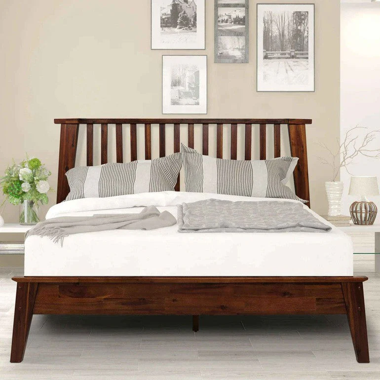 Acacia Kaylin Deluxe Wood Platform Bed Frame for Stylish Bedrooms - Image 9
