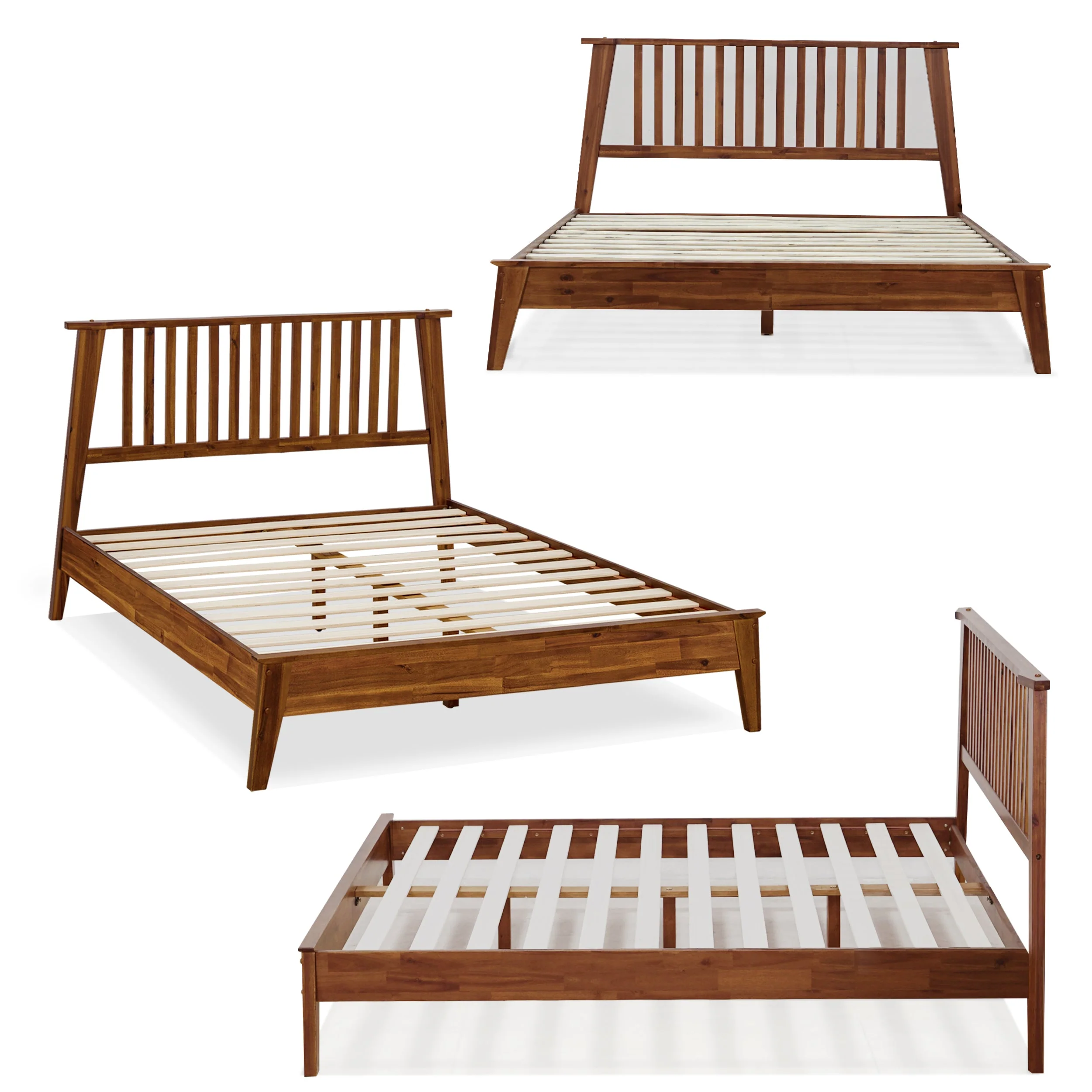 Acacia Kaylin Solid Wood Bed Frame for Durable Style and Comfort - Image 29