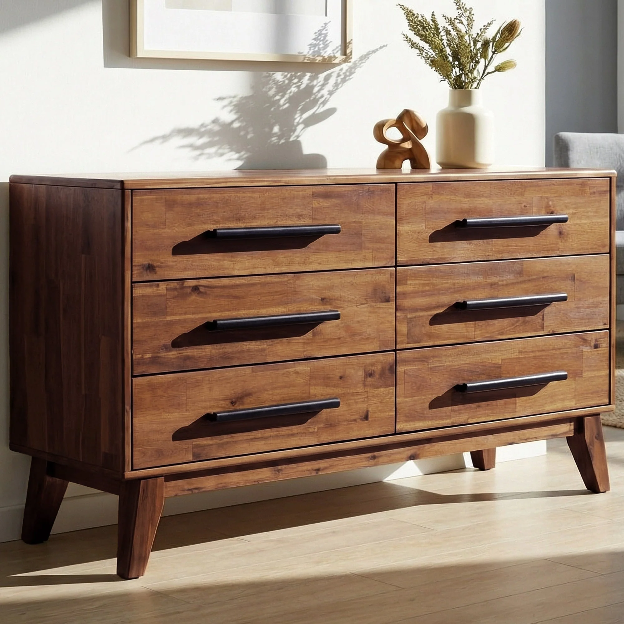 Acacia Legacy Solid Wood Dresser for Timeless Elegance and Durability - Image 12