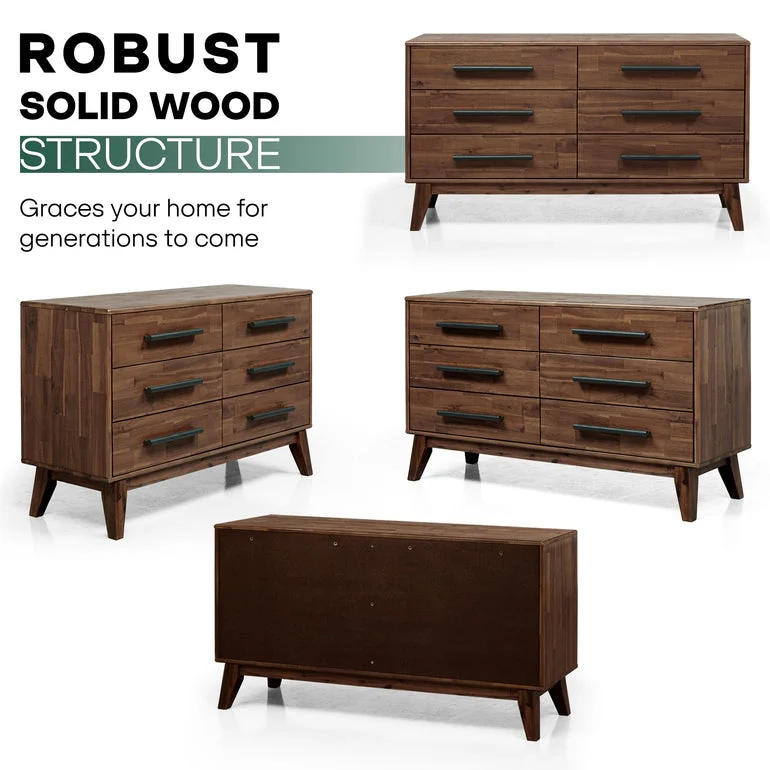 Acacia Legacy Solid Wood Dresser for Timeless Elegance and Durability - Image 17