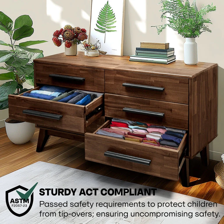 Acacia Legacy Solid Wood Dresser for Timeless Elegance and Durability - Image 18
