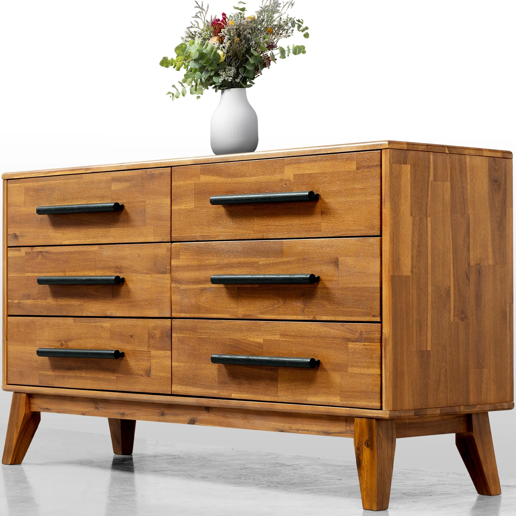 Acacia Legacy Solid Wood Dresser for Timeless Elegance and Durability - Image 2