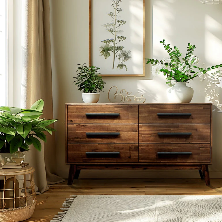 Acacia Legacy Solid Wood Dresser for Timeless Elegance and Durability - Image 20
